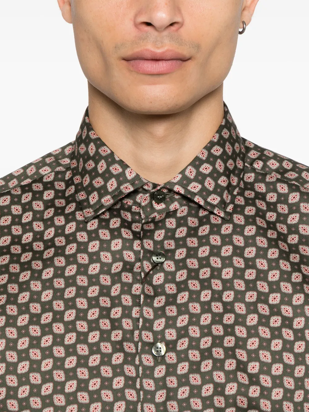 ETRO Overhemd met paisley-print Groen