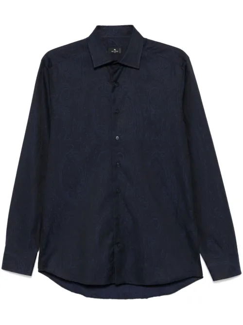 Chemise à motif cachemire en jacquard - ETRO - Modalova