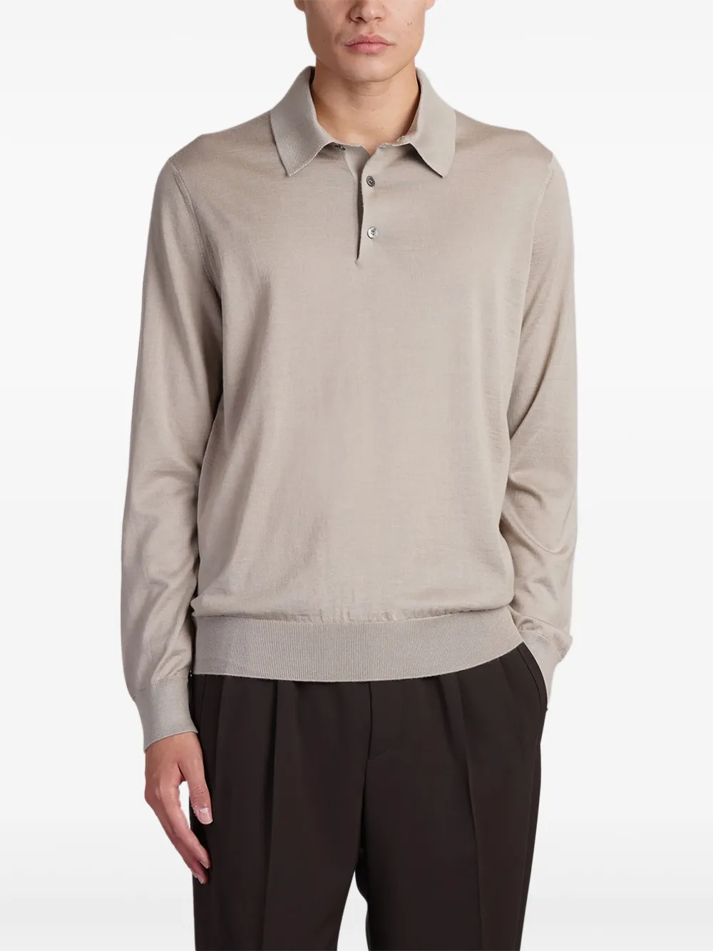 Zegna playera tipo polo tejida | neutro | Image 1