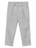 Brunello Cucinelli Kids mélange-effect trousers - Grey