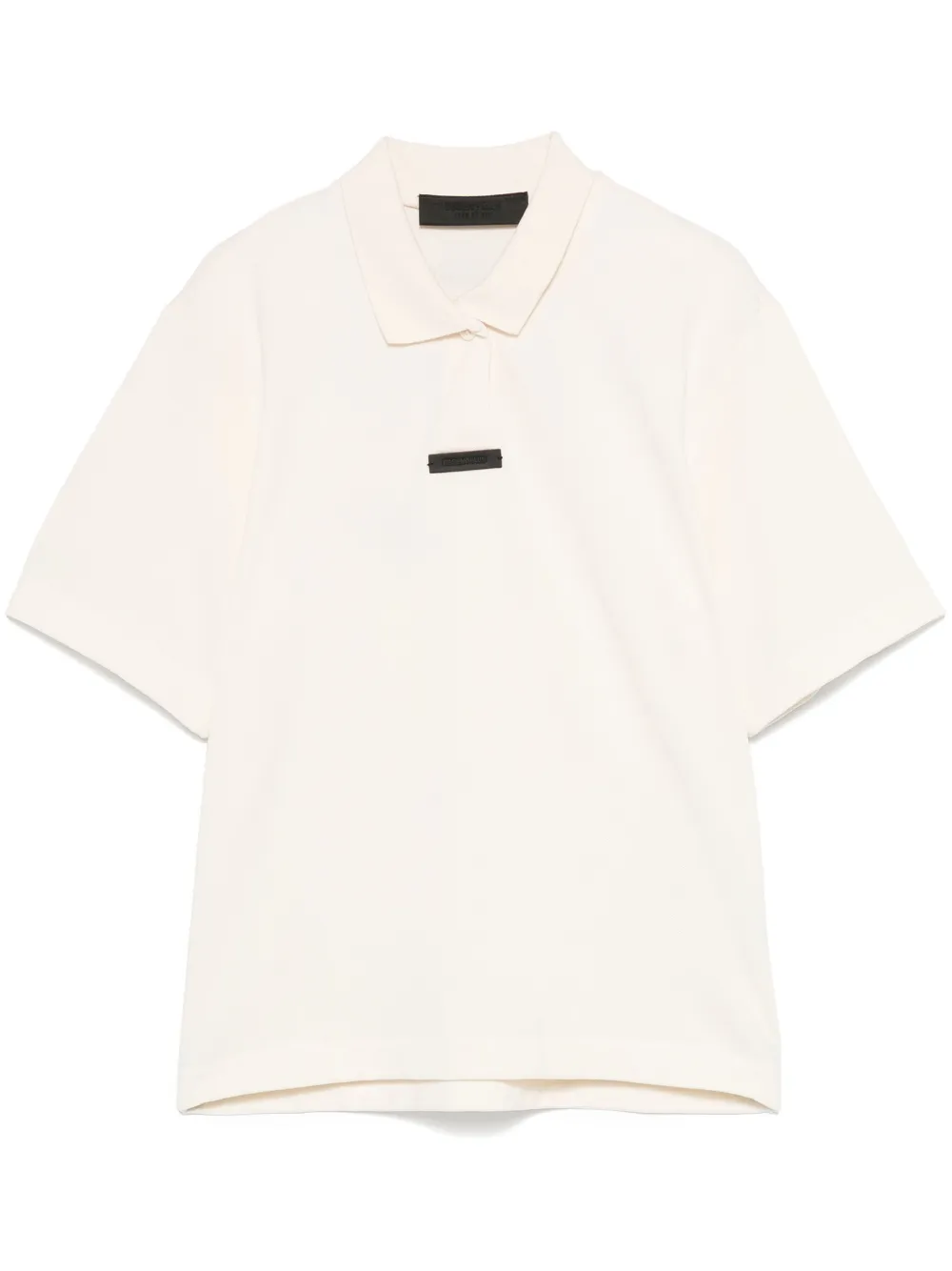 FEAR OF GOD ESSENTIALS Polo crop piqué - Toni neutri