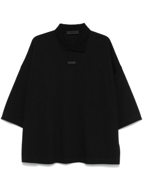 FEAR OF GOD ESSENTIALS logo-patch polo shirt Men