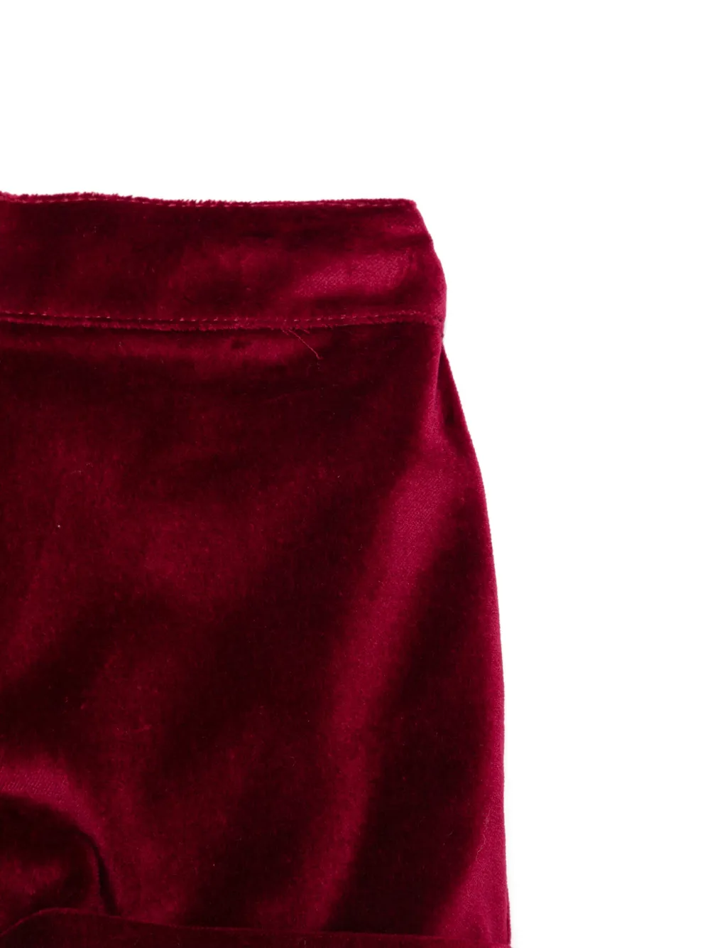Siola Fluwelen shorts met omslag Rood
