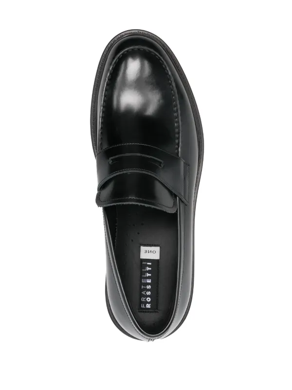 Fratelli Rossetti Black Leather Loafers Men main image 3
