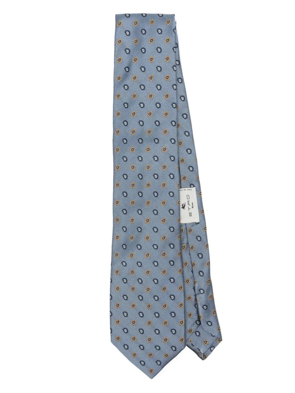 ETRO Stropdas met paisley-jacquard Blauw