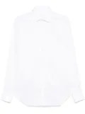 Xacus spread-collar twill shirt - White