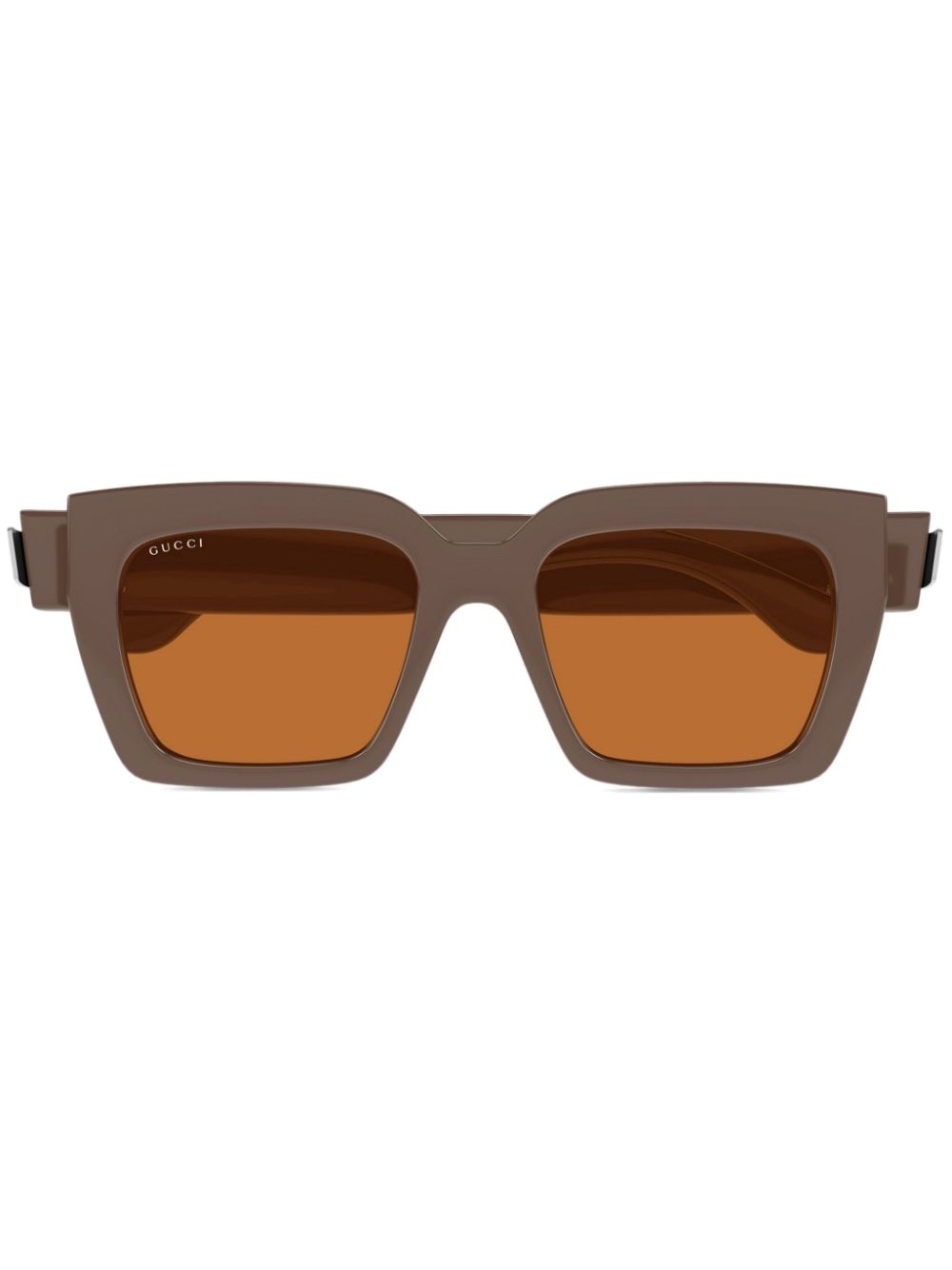 Gucci Eyewear Zonnebril met GG-logo Bruin