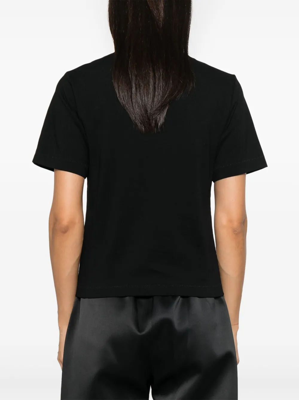 FEAR OF GOD ESSENTIALS Piqué cropped polotop Zwart
