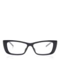 Gucci Eyewear rectangle-frame glasses - Black