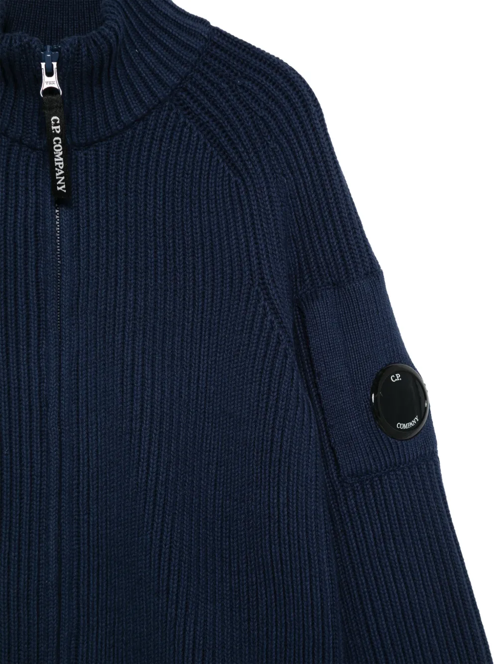 C.P. Company Kids Vest met lensdetail Blauw