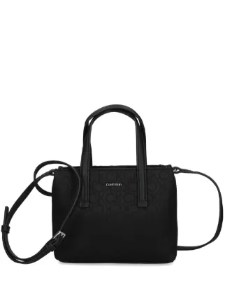 希少になる Calvin Klein ロゴ トートバッグ | ブラック | FARFETCH JP バッグ