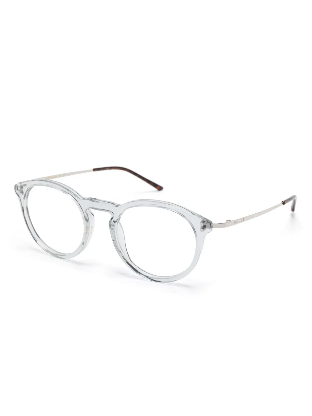 Gucci Eyewear Bril met doorzichtig montuur - Grijs