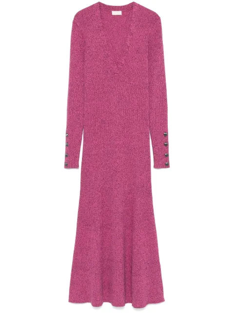 LIU JO marl-knit midi dress