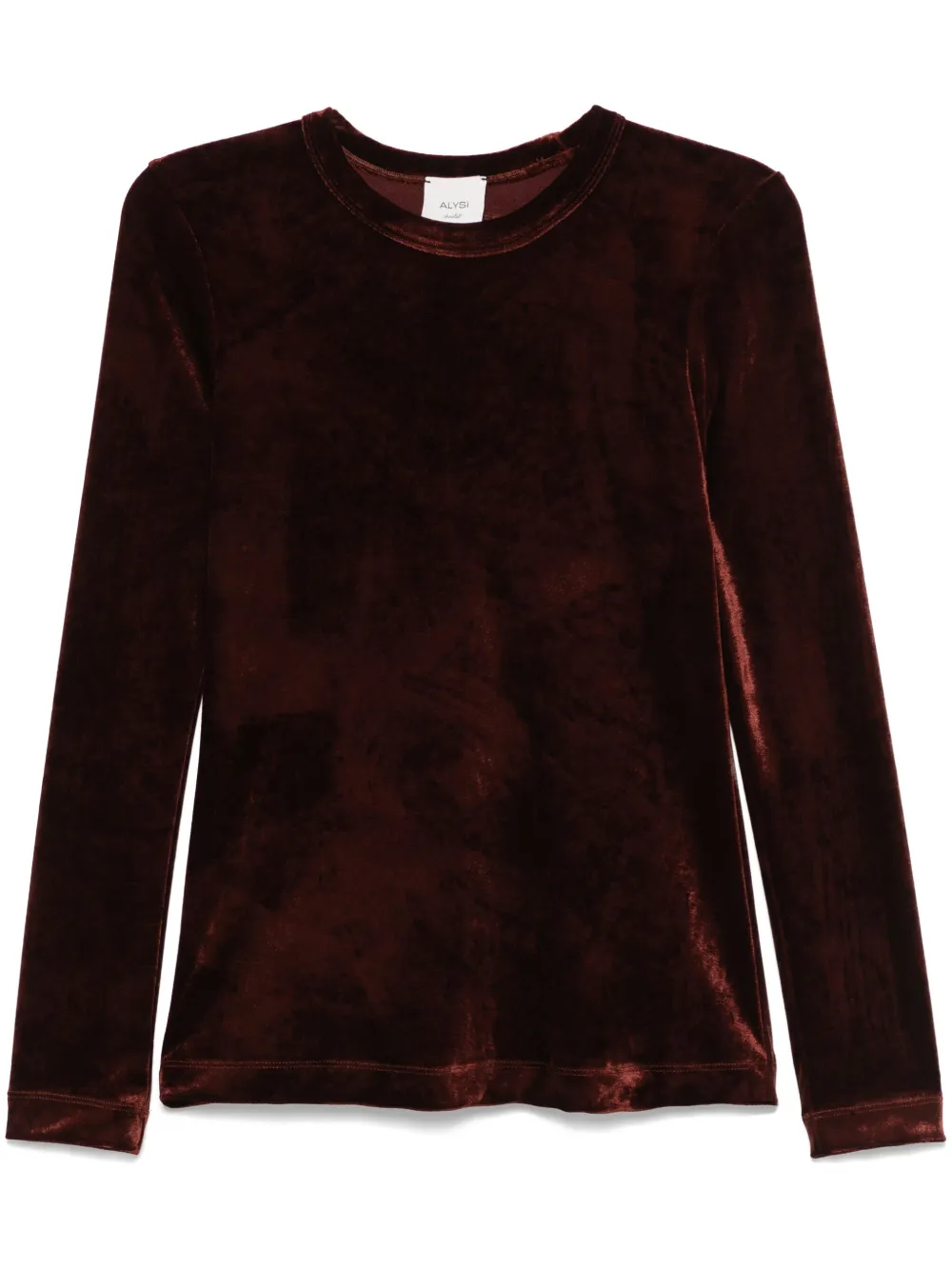 Alysi T-shirt met uitgesneden details Bruin