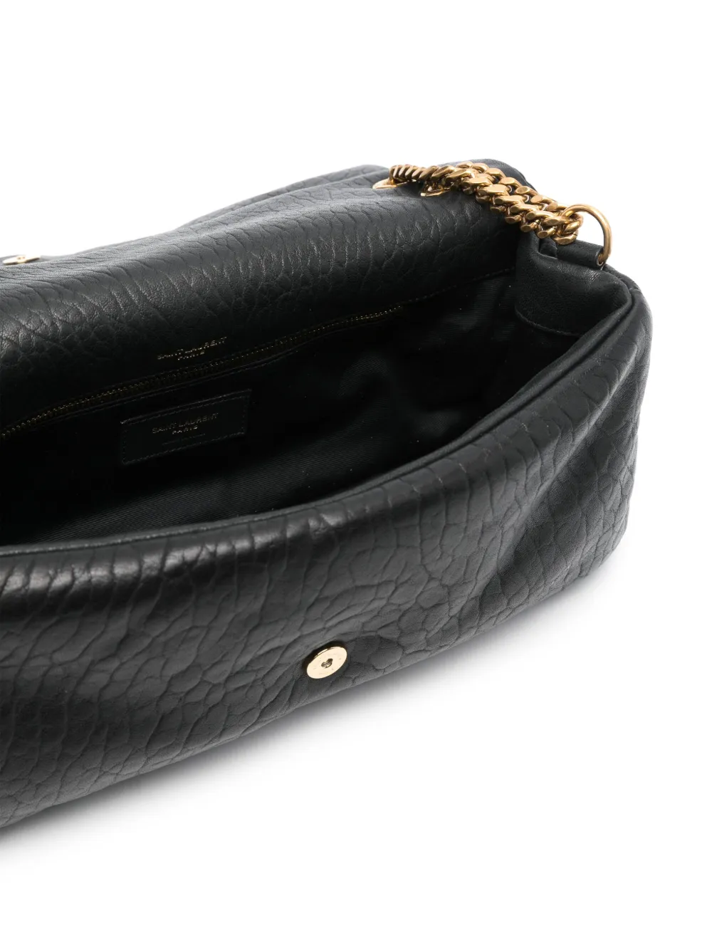 Saint Laurent Calypso medium schoudertas Zwart