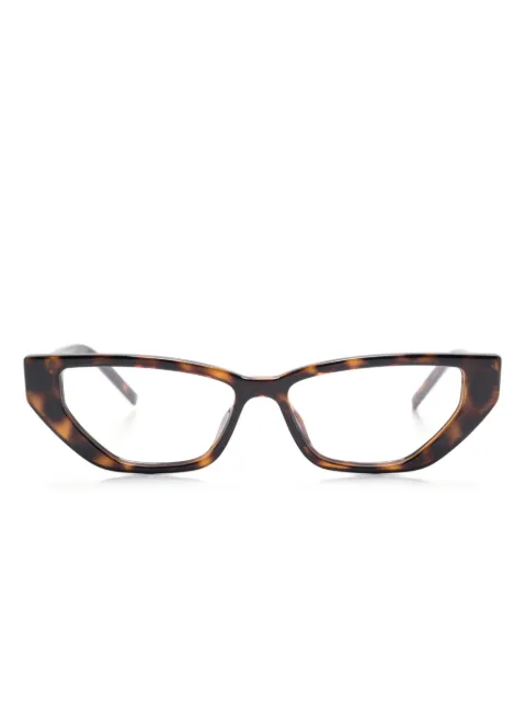 Gucci Eyewear lentes con armazón estilo carey