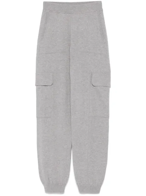 Peserico fine-knit track pants