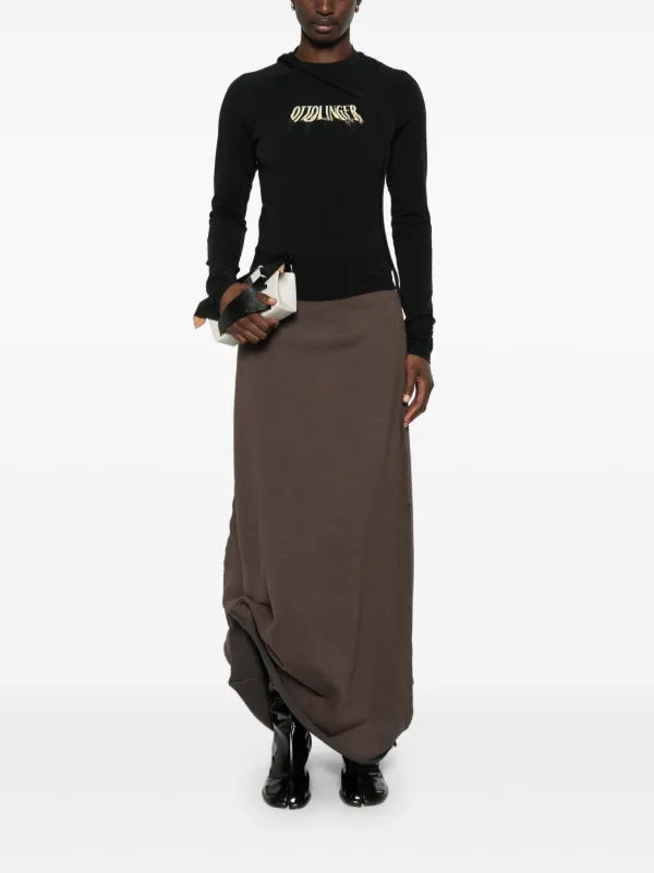 Ottolinger Deconstructed T-shirt | Black | FARFETCH