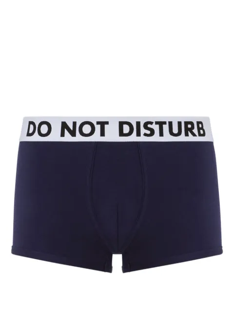 Moschino Boxershorts mit Slogan-Jacquard