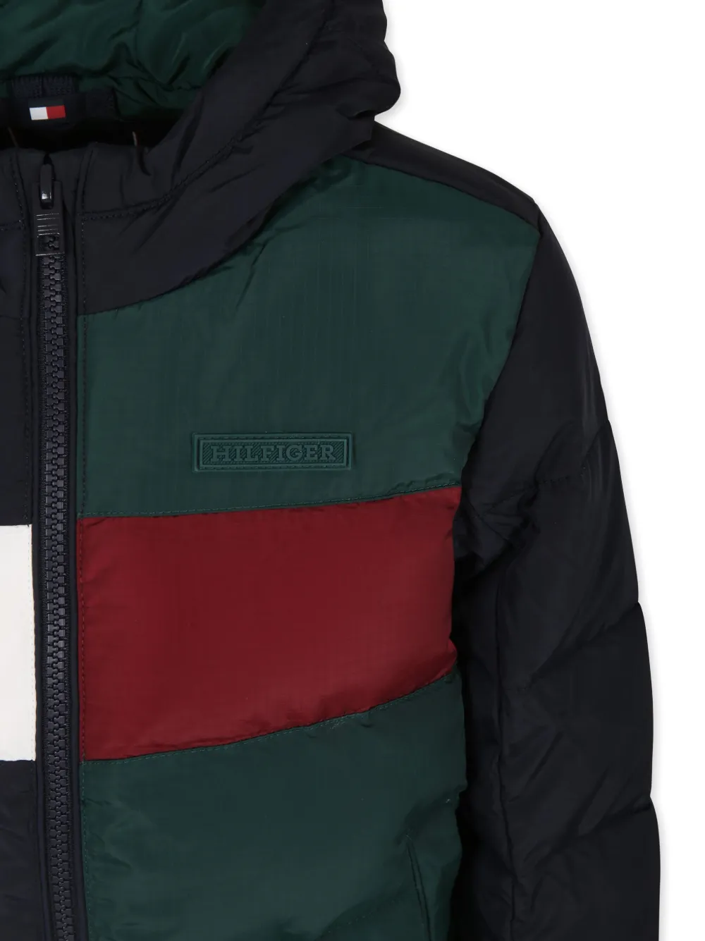 Tommy Hilfiger Junior Jack met colourblocking Blauw