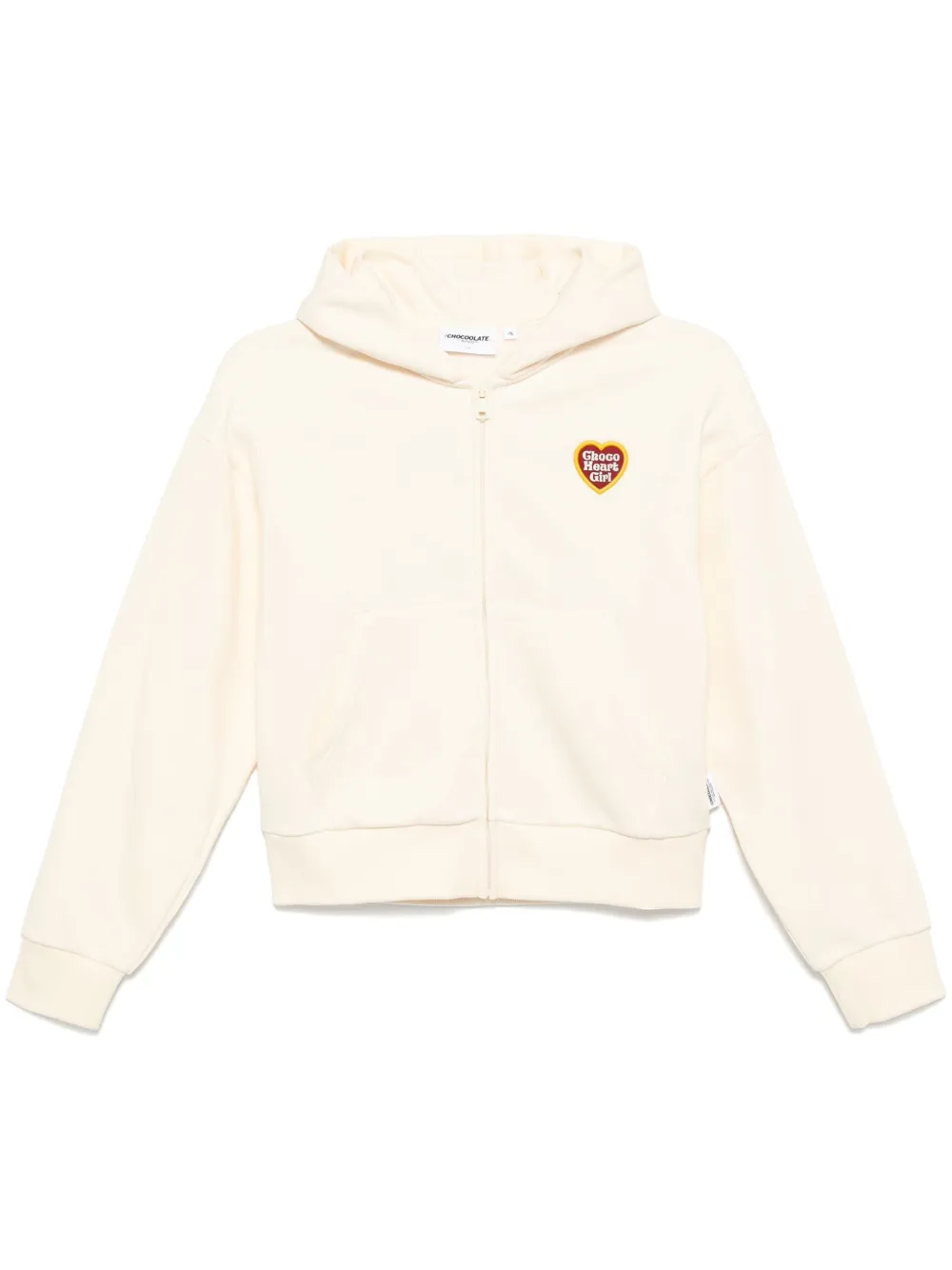 Chocoolate Logo-embroidered Cropped Jacket
