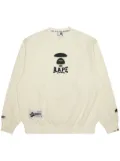 AAPE BY *A BATHING APE® logo-patch sweater - Neutrals