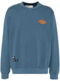 izzue logo-patch sweatshirt - Blue