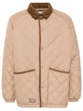 CHOCOOLATE diamond-pattern jacket - Neutrals