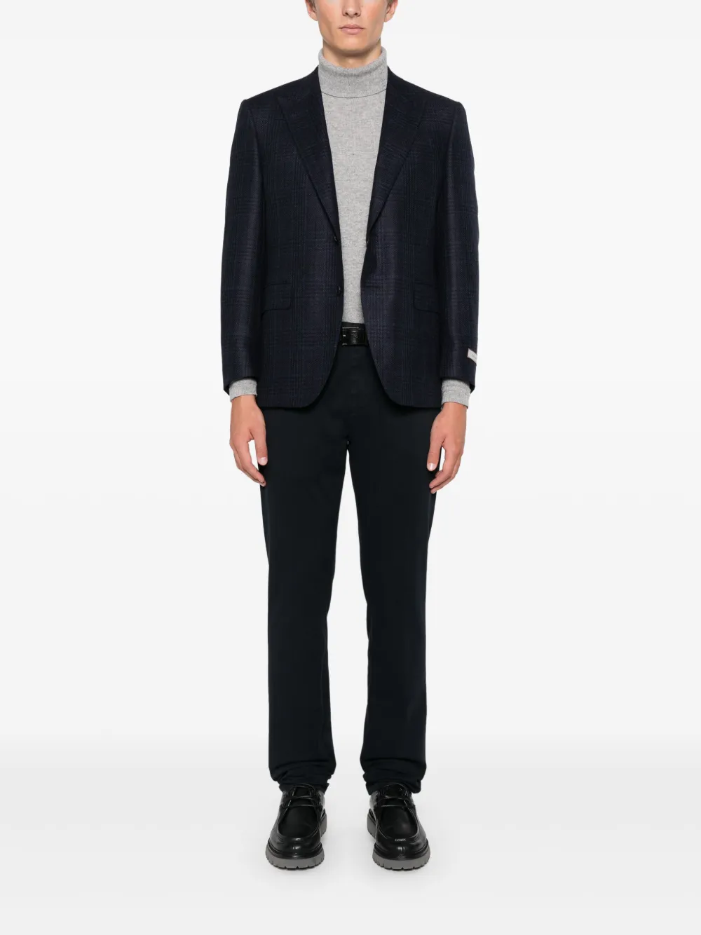 Canali Skinny chino - Blauw