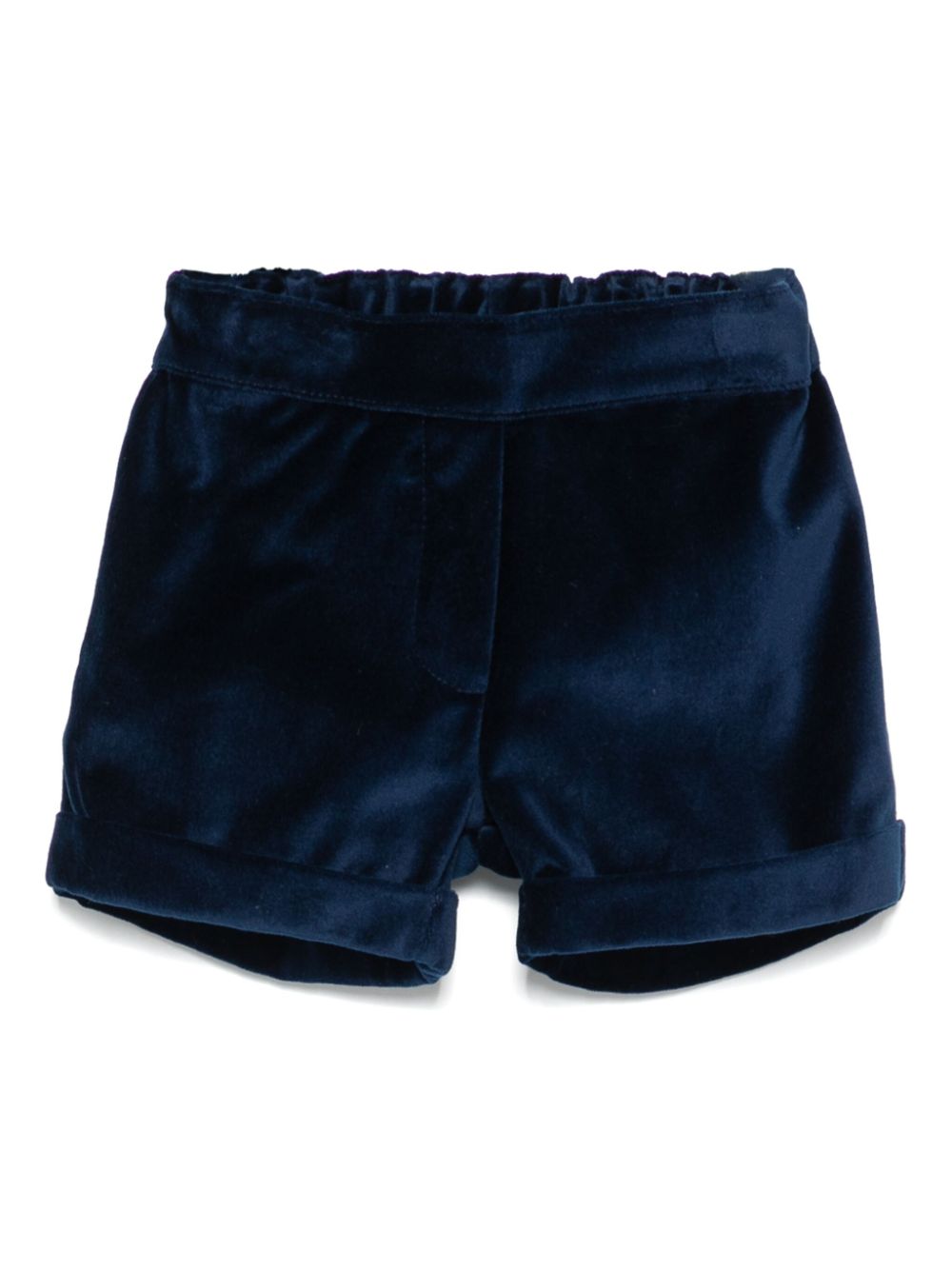 Siola velvet shorts - Blue