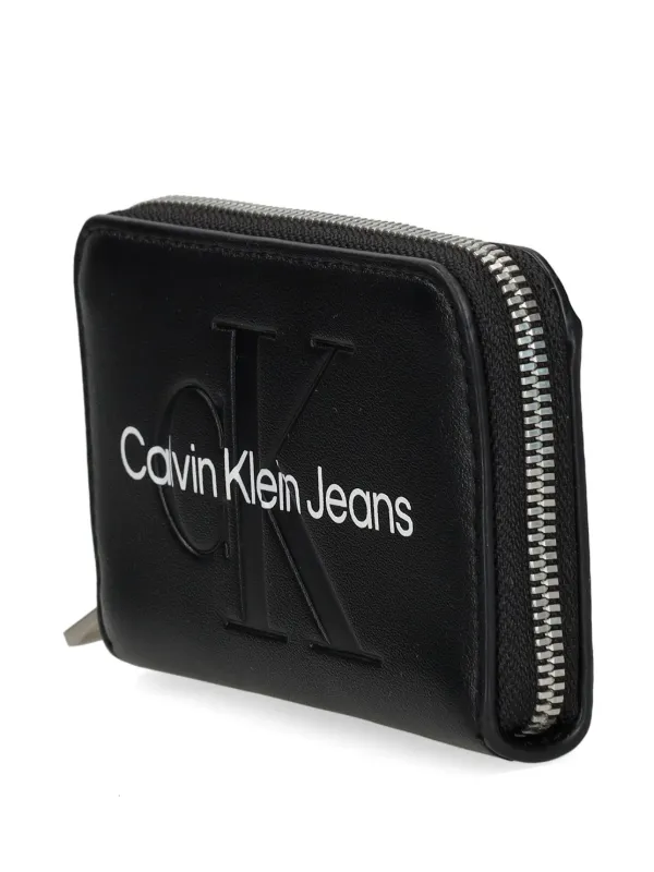 Calvin klein men's wallet with zipper on sale