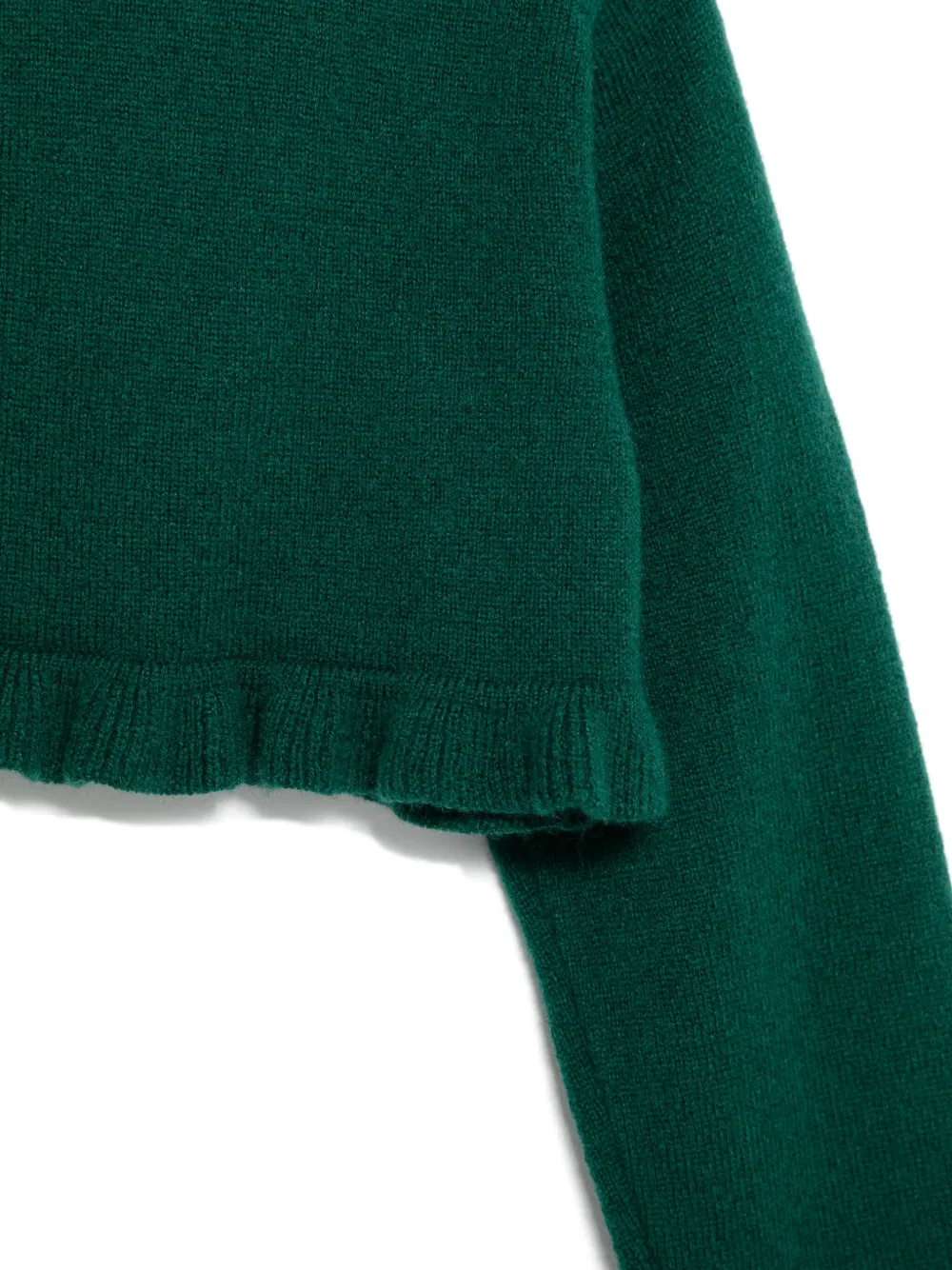 Siola Vest met ruches afwerking Groen