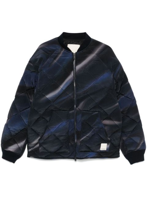 Emporio Armani spray-paint-effect jacket Men