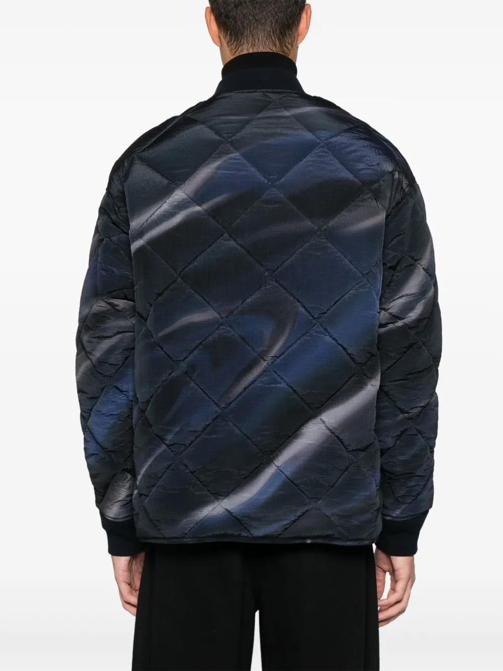 Emporio Armani spray-paint-effect jacket Men