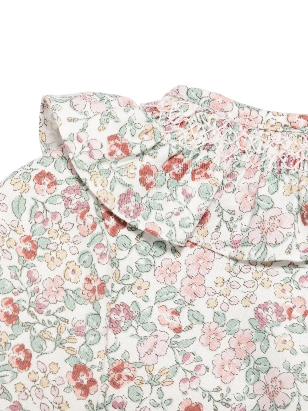Siola Shirt met bloemenprint Wit