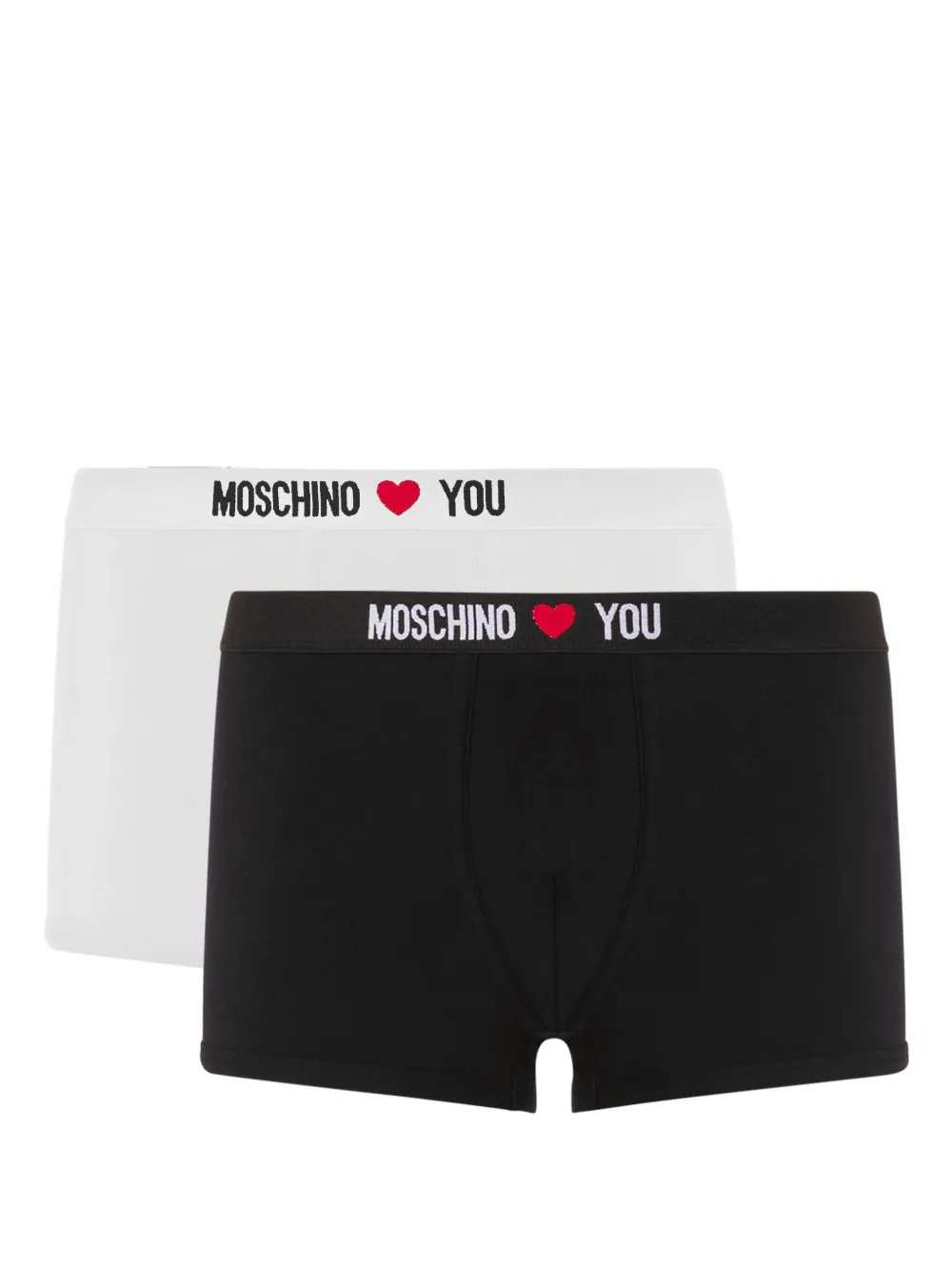 Moschino Set di 2 boxer con stampa - Nero