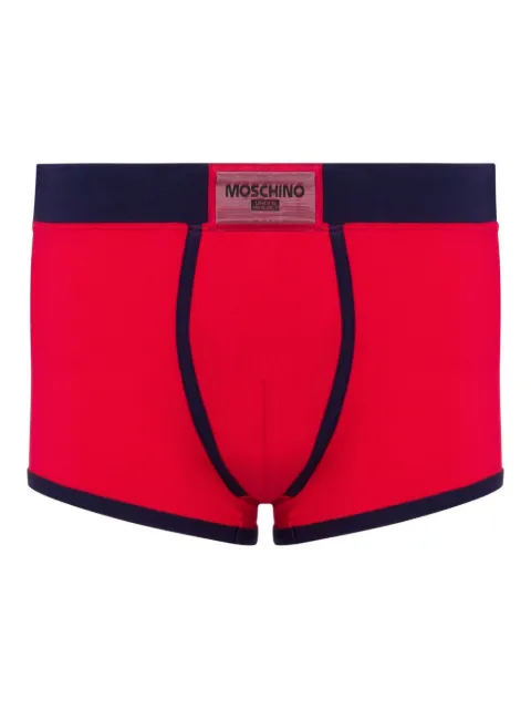 Moschino logo-appliqué boxers