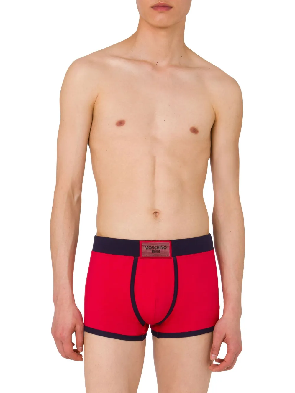 Moschino logo-appliqué boxers - Rood