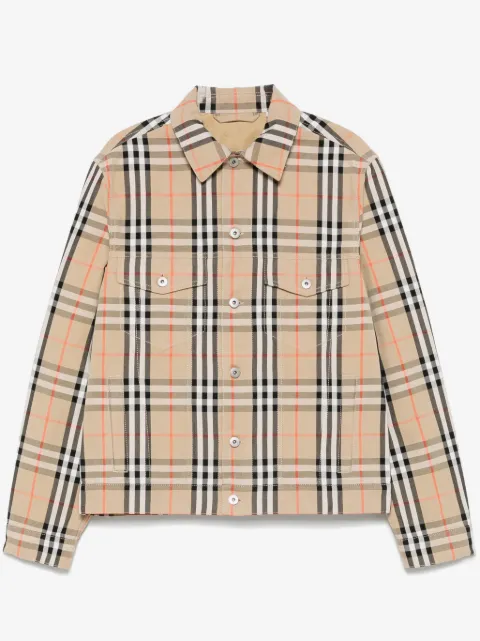 Burberry checked jacket