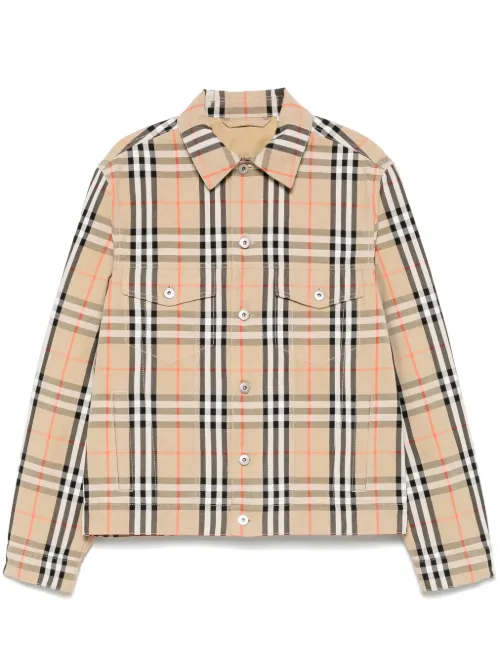 Veste à carreaux - Burberry - Modalova