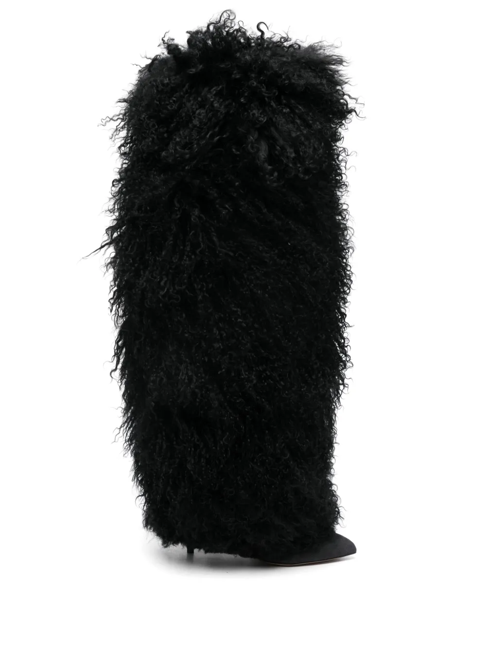 Paris Texas 105mm Furry laarzen Zwart