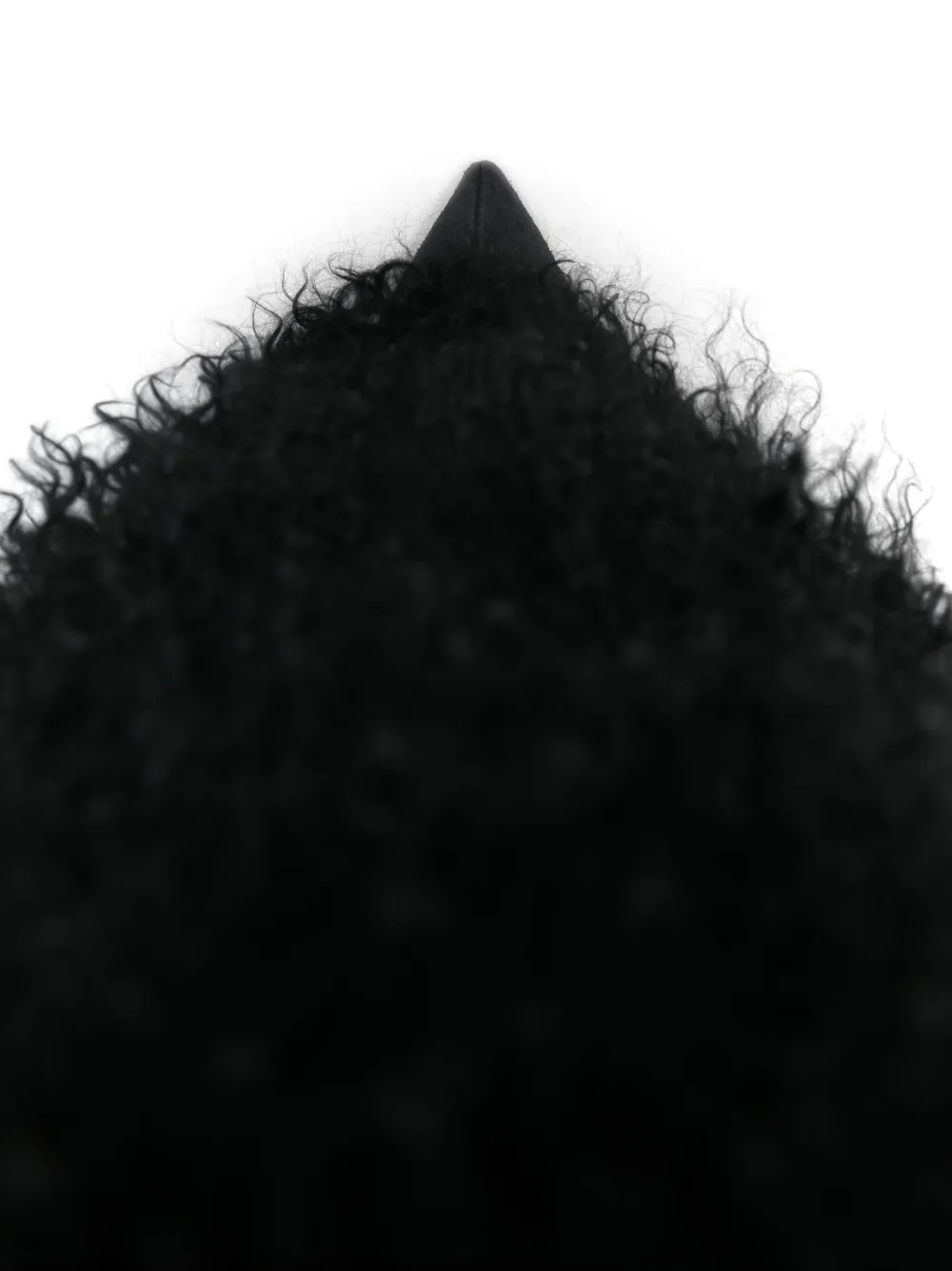 Paris Texas 105mm Furry laarzen Zwart