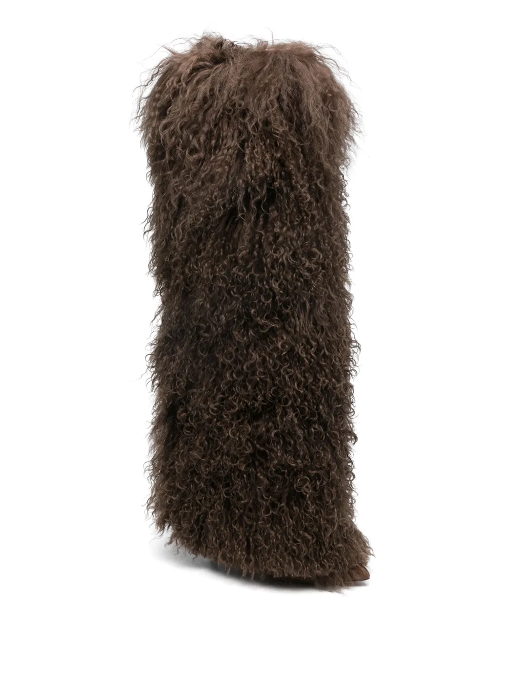 Paris Texas 105 mm Furry laarzen - Bruin