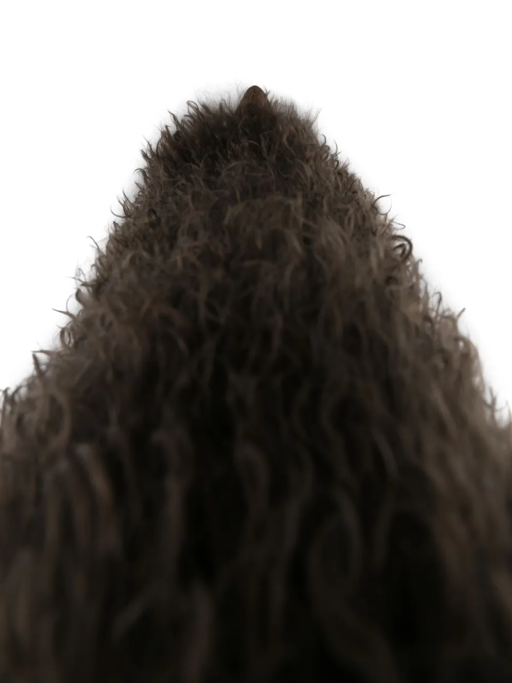 Paris Texas 105mm Furry Boots In Brown