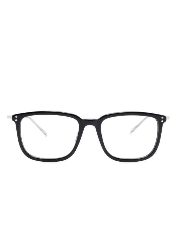 Gucci ブラック スクエアフレーム メガネ Gucci Eyewear スクエア眼鏡フレーム | ブラック | FARFETCH JP