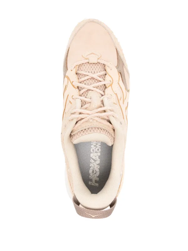 HOKA Clifton L スエードスニーカー | ニュートラル | FARFETCH JP
