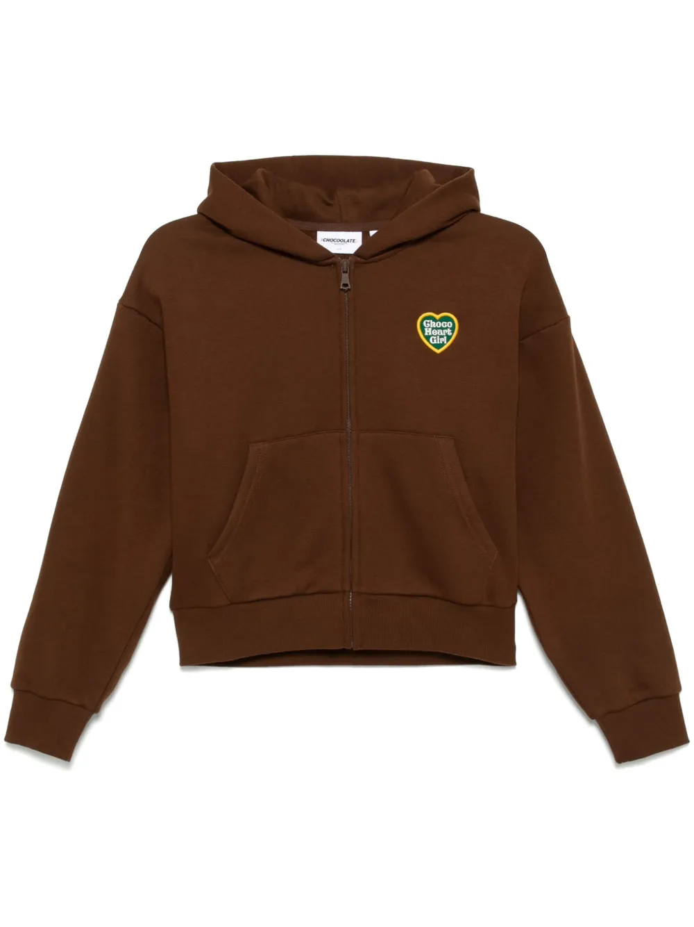 Chocoolate Logo-embroidered Cropped Jacket
