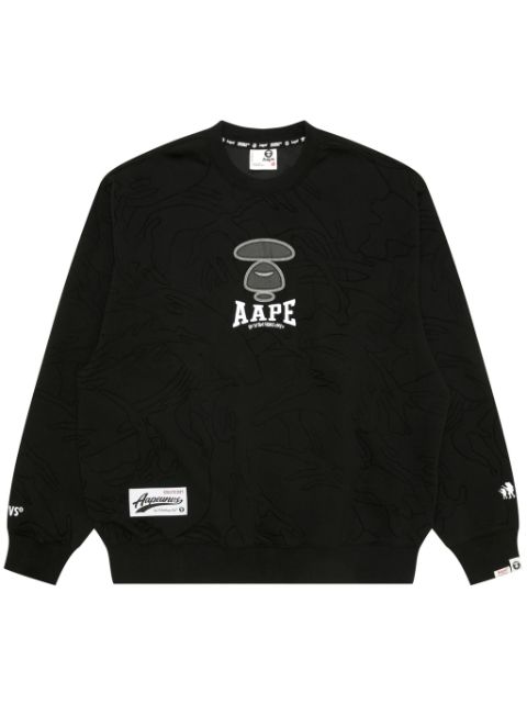 AAPE BY *A BATHING APE logo-patch sweater Men