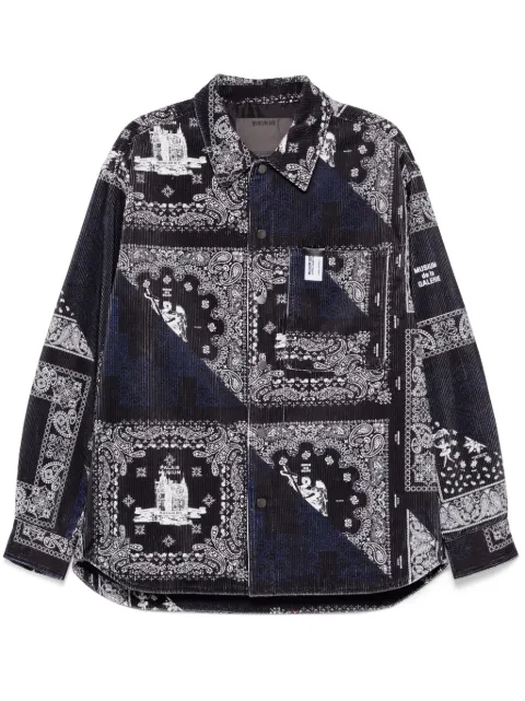 Musium Div. graphic-print shirt jacket