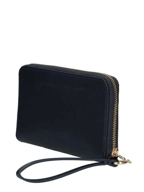 Tommy Hilfiger logo wallet women Polyurethane One Size Blue